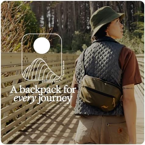 Peak Design Outdoor Sling 2L, Kelp, Padded Adjustable Shoulder Strap for Crossbody or Waist Carry, 2 Mesh Pockets, Ideal for Carrying Cameras & Small Essentials, Versatile Sling Bag for Men & Women - Image 7