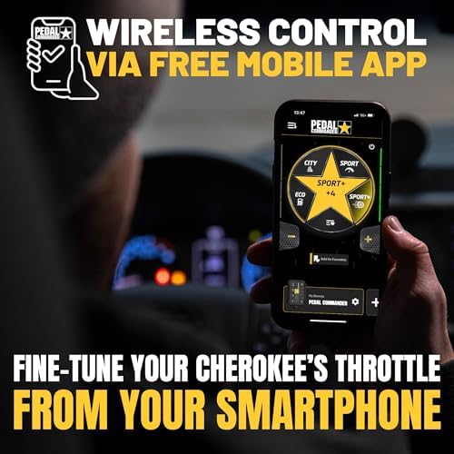 PEDAL COMMANDER for Jeep Grand Cherokee 2007-2021 Throttle Response Controller - Plug-and-Play, 36 Driving Settings & App Control, Throttle Controller Upgrade, Grand Cherokee Accessories - Image 6