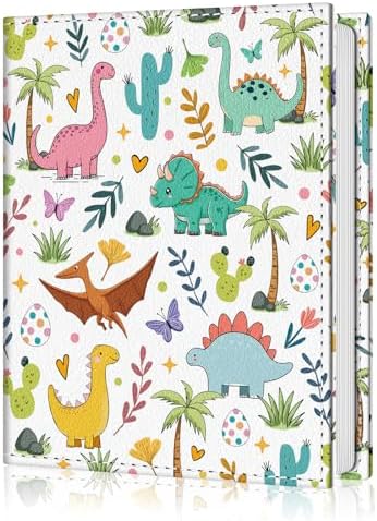 Photo Album 4x6, 56 Pockets Small Picture Book Cartoon Dinosaur by Lebrocoli