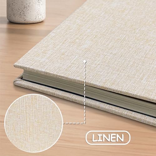 Large Photo Album Scrapbook, Holds 4x6, 8x10 Pictures, Self-Adhesive Pages for Baby, Wedding, Travel & Family Memories, Includes Metallic Pen & Scraper, DIY Memory Book for Gifts 11" X 10.8" 60 Pages - Image 4