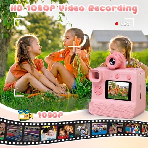 Kids Camera Instant Print, Christmas Birthday Gifts for Girl Boys Kids 3-12 - Image 5