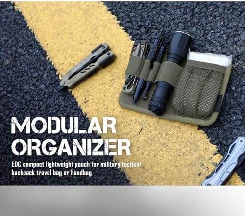LIVANS Tactical Bag Insert Panel Organizer, Hook and Loop Modular Organizer - Image 2