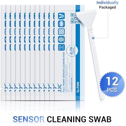 12 pcs 24 mm Full-Frame Sensor Microfiber Cloth Cleaning Swab - Image 2