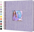 Scrapbook Photo Album, Linen Covered, 10x10 Inches, 20 Sheets/40 Pages by Yopih
