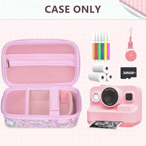 Leayjeen Kids Instant Camer Case for ESOXOFFORE/Dylanto -Pink Unicorn - Image 3