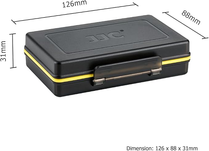JJC Sony NP-FZ100 NP-FW50 Battery SD Memory Card Case Holder for 6 SD 2 Battery, Water-Resistant & Shockproof, Camera Battery Storage Organizer Box for Sony A9 III III A7RIV A7RIII A7III A7SIII A1 - Image 8