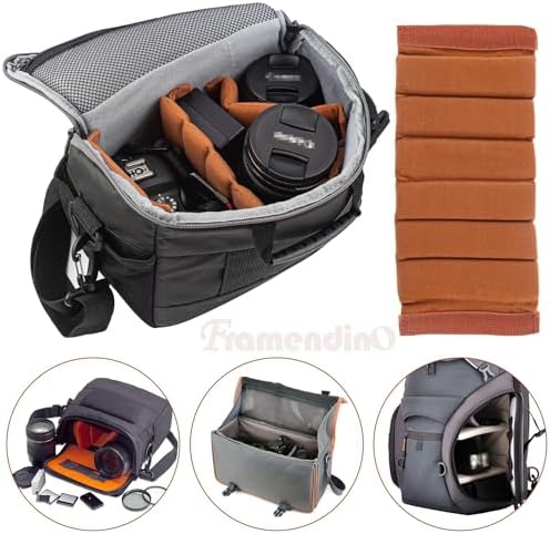 Framendino,4 Pack Camera Bag Case Insert Partition Divider Dividers Inserts - Image 6