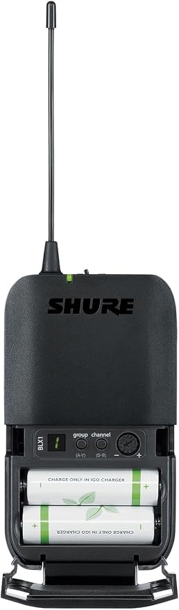 Shure BLX188/CVL UHF Wireless Microphone System - Perfect for Interviews, Presentations, Theater - 14-Hour Battery Life, 300 ft Range | Includes (2) Lavalier Mics, Dual Channel Receiver | H8 Band - Image 10
