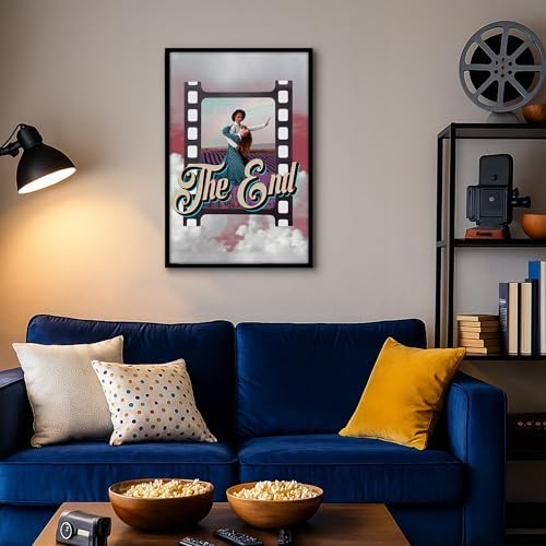 Americanflat 22.375x34 Poster Frame - Slim Molding - Black - Image 5