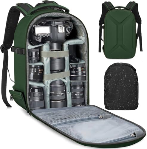 TORIBIO Large Hardshell Camera Backpack DSLR/SLR/Mirrorless Photography Bag by TORIBIO