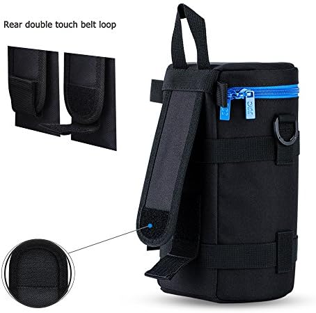 JJC Deluxe Lens Case Pouch Bag for Camera Lens Below 4.3" x 8.8"(D x L) - Image 5