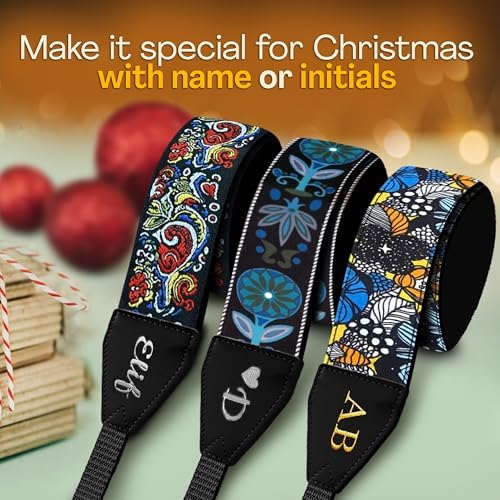 Art Tribute Custom Camera Strap Begonia Flower - Add Your Text and We Make It Especially For You Get Your Own Personalized Gift Camera Strap, No Shipping Cost! - Image 3