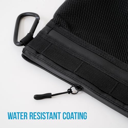 GOBAGS Production Zipper Bags - Electronics & Camera Accessories Bag - Cable organizer, Gear Accessory Pouch, Travel Camera Essentials (Large, Black) - Image 6