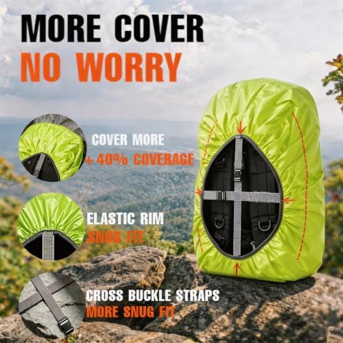 Joy Walker 12000mm Waterproof Backpack Rain Cover for Hiking Camping Travel - Image 6