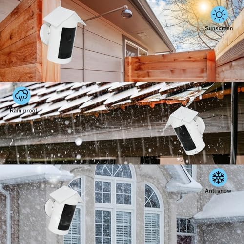 Silicone Cover Protective Case Compatible with Ring Outdoor Cam Plus - Image 5