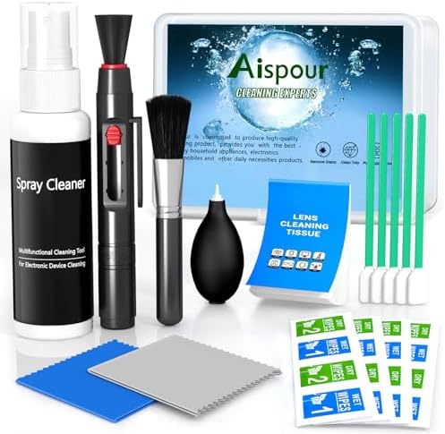 Aispour Camera Lens Cleaning Kit, 10-in-1 Camera Cleaning Kit by aispour