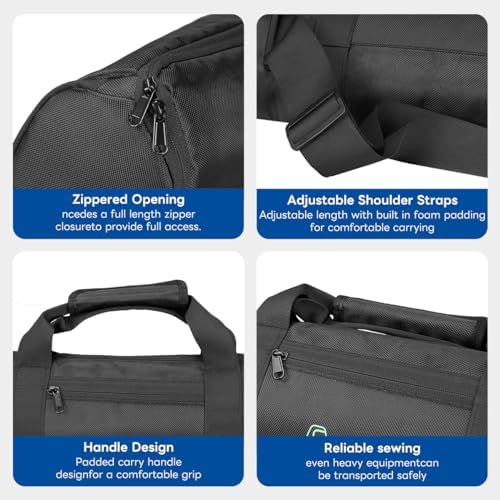 FANAUE TB-65 Tripod Carrying Case Bag 30" - Duty Nylon Bag with 1 External Pocket and Full Length Zippered Closure Plus，Compatible with DeathGrip, Havoc Shooting Rests for Hunting and Outdoors - Image 4