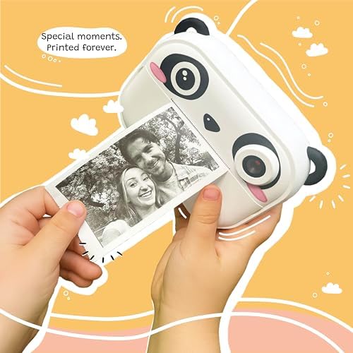 kiimento Instant Print Kids Digital Camera & Video Camcorder with Selfie Camera, Scavenger Hunt Momento Book, 32GB Memory Card - Model P - Image 5