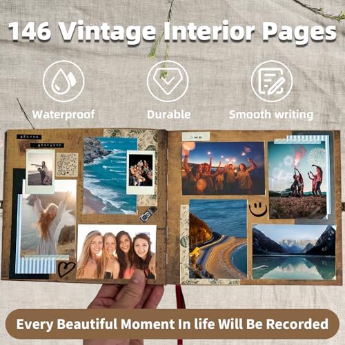Our Adventure Book Scrapbook Photo Album, Personalized Gifts 8.9*7.7 - Image 4