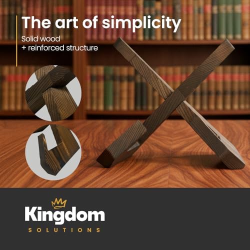 KINGDOM SOLUTIONS - 6.5" Brown Wood Display Stand Made in USA - 1 Pack - Image 6