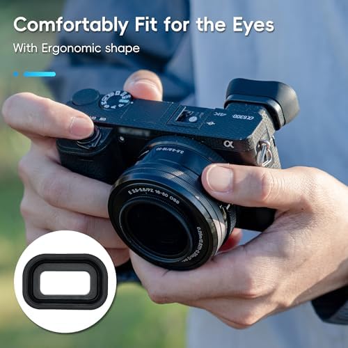 Kiorafoto Extended A6000 A6100 A6300 Eye Cup,Replace Sony FDA-EP10 - Image 5