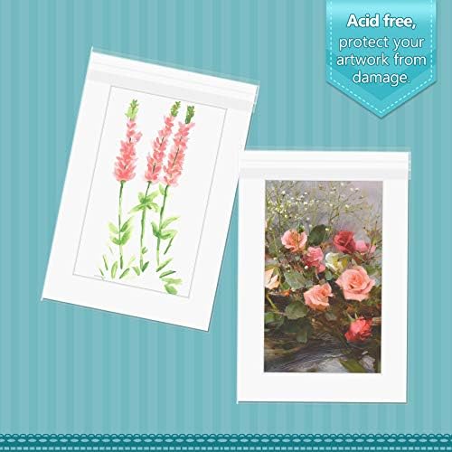 Golden State Art 12x18 Inch Crystal Sealed Clear Plastic Sleeves,100 Pack - Image 3