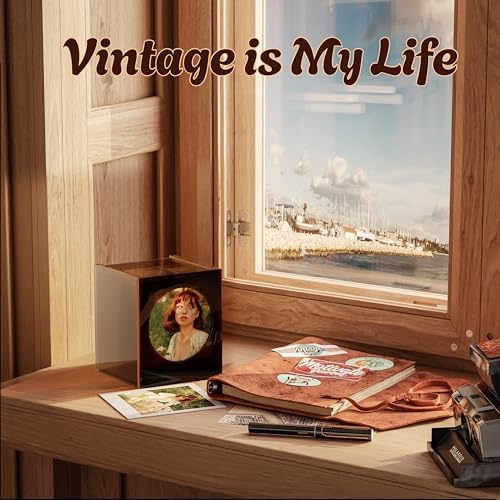 WINKINE Acrylic Polaroid Photo Storage Box & Frame, Photo Frame for Film 4.2’’x3.5’’ with Sliding Lid, Polaroid Storage Box for i-Type/600/SX-70 Films, Amber, 2 Pack - Image 3