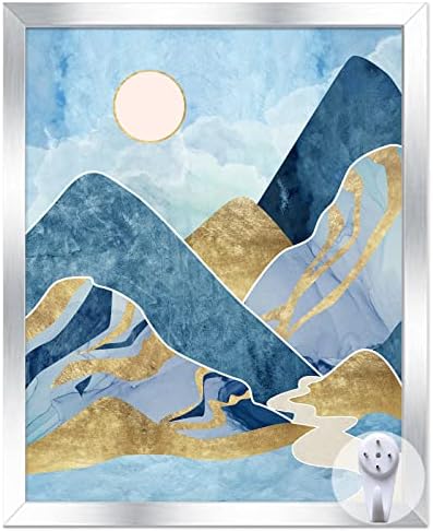 Silver 8x10 Picture Frame, Lightweight Sturdy Gallery Wall Decor by KEEPBEINGBEST