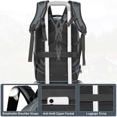 TORIBIO Large Hardshell Camera Backpack DSLR/SLR/Mirrorless Photography Bag - Image 6