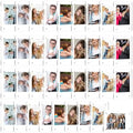 36 Pack 2.36x3.54 in Acrylic Magnet Picture Frames for Fridge by ALFFUN