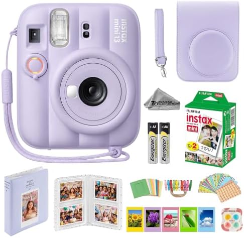 Fujifilm Instax Mini 13 Purple Instant Camera with 20-Sheet Film Set by FUJIFILM