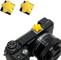 ZOSTLAND Unique SLR Camera Hot Shoe Boot Cover Cap,King Shoe Protector,Compatible with Sony Fuji Canon Nikon Pentax Leical Gift (2PCS Star) by ZOSTLAND