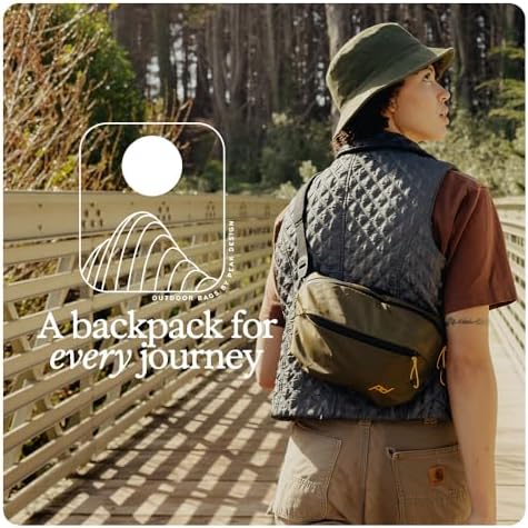 Peak Design Outdoor Sling 7L, Kelp, Padded Adjustable Shoulder Strap for Crossbody or Waist Carry, 10 Pockets, Ideal for Carrying Cameras and Essentials, Versatile Sling Bag for Men and Women - Image 7