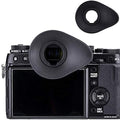 JJC Oval Shape Eyecup Eyepiece Eyeshade EC-XH W Replacement for Fuji X-T5 X-T4 X-T3 X-T2 XT4 XT3 XH2 GFX100S GFX100 GFX 50S GFX50S II Camera Viewfinder Replace Fuji Eye Cup EF-XTS EF-XTM EF-XTL EC-XHW by JJC