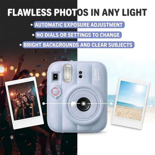 Fujifilm Instax Mini 13 Blue Instant Camera with 20-Sheet Film Set - Image 4