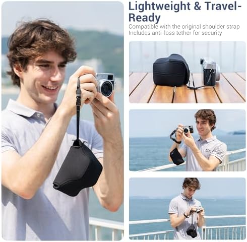 Soft Neoprene XE5 X100VI Camera Case Bag for Fujifilm X-E5 Lumix L10 Pouch - Image 3