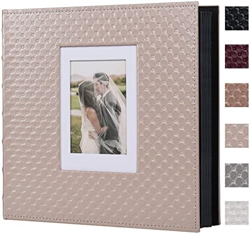 RECUTMS Self Adhesive Photo Album, 60 Pages Magnetic Scrapbook Album by RECUTMS