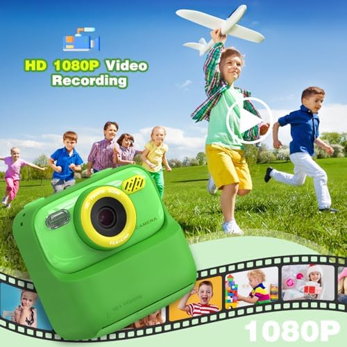 masterbee Kids Camera Instant Print Photo, Birthday Gifts for Girls and Boys, Kids Digital Camera Toys, 1080P HD Video, 3 4 5 6 7 8 9 10 11 12 Year Old Boy Gifts/Girl Gifts - Image 4