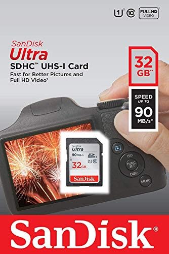 SanDisk 32GB SD Ultra SDHC Memory Card Sony Cybershot Black/Silver 20.1 MP, Sony DSCW800 Digital Camera (SDSDUNR-032G-GN6IN) Bundle with Everything But Stromboli Memory Card Reader - Image 2