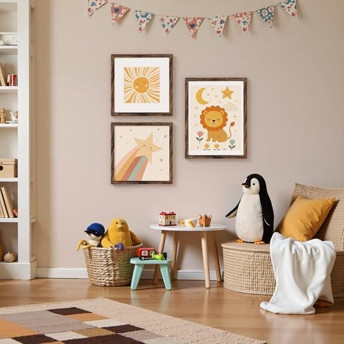 Vittanly 12x16 Picture Frame Made of Solid Wood for Wall Mount, Dark Brown - Image 5