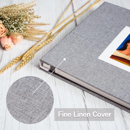 Vienrose Self Adhesive Photo Album 60 Pages for Wedding, Baby Growth, Grey - Image 3