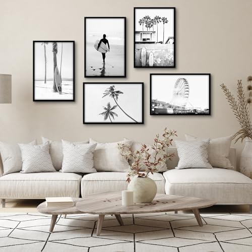 Americanflat 16x24 Poster Frame with Polished Plexiglass - Set of 5 - Galleria Collection - Picture Frames for Wall Display - Black - Image 5