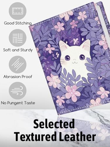 Photo Album 4x6, 56 Pockets Small Picture Book Kawaii White Cat - Image 3