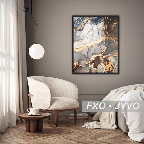 Fxojyvo 14x24 Picture Frame Set of 3 Black Engineered Wood Wall Hanging - Image 7