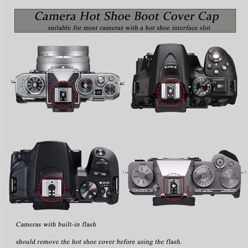 2 Pcs Camera Hot Shoe Boot Cover Cap Protector for Sony Canon Nikon Fuji (Devil) - Image 7