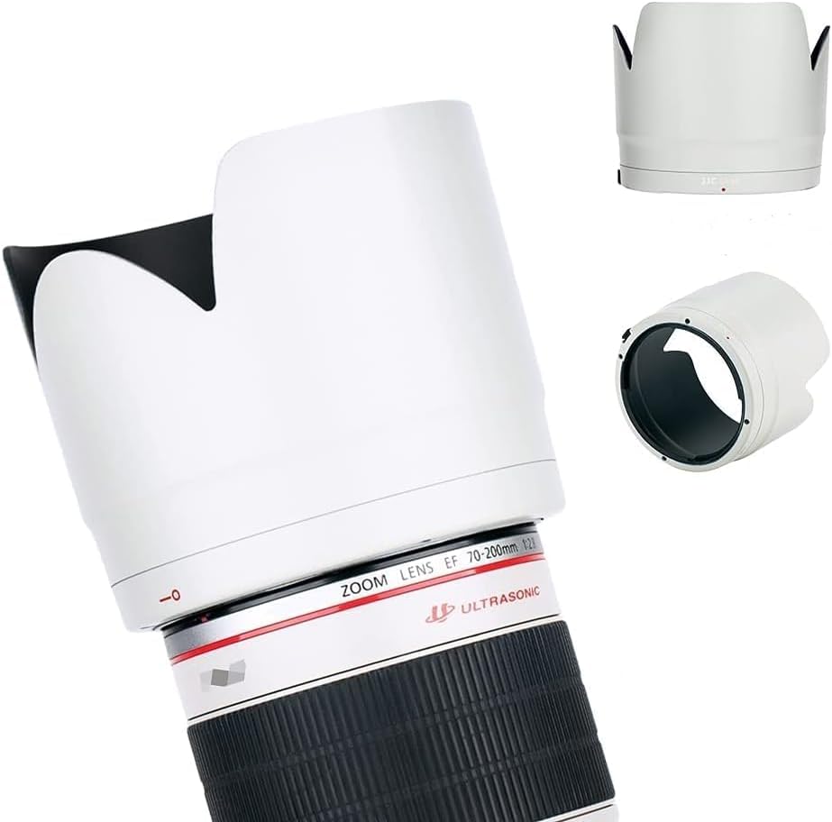 ET-87 Lens Hood Shade for Canon EF 70-200mm f/2.8L is III II USM - White by JJC