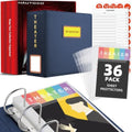 HAUTOCO Show-Bill Binder with 36 Sleeves for 8.5" x 5.5" Broadway Programs by HAUTOCO