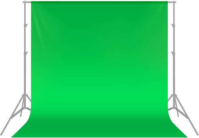NEEWER 6x9 feet/1.8x2.8m Photo Studio 100% Pure Polyester Collapsible Backdrop Background for Photography, Video and Television (Backdrop Only) - Green by Neewer