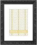 VIOLABBEY 8x10 Picture Frame Black, Ornate Vintage Photo Frame by violabbey