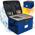 DEEGO File Box with Lock, Fireproof Document Box for Important Document by DEEGO